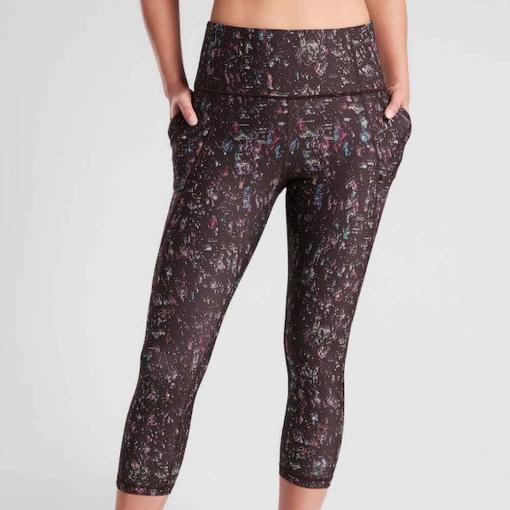 Athleta Capri Leggings Tights Sz S